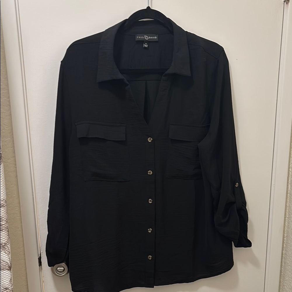 Black Button-Up Shirt